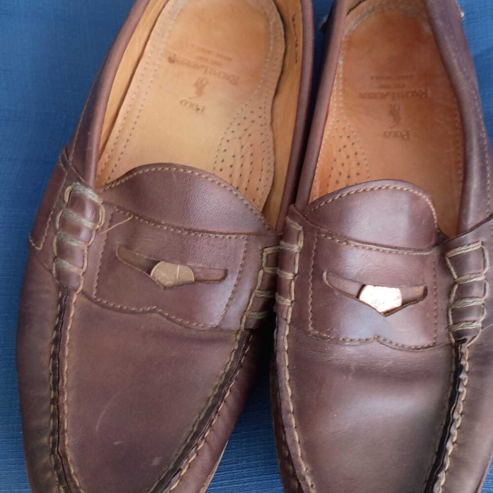 Polo leather loafers